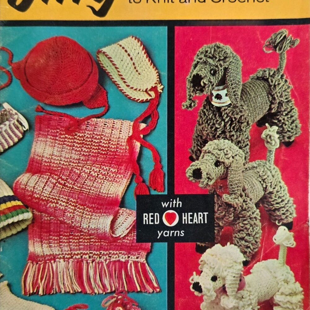 Coats And Clark Jiffy's Book No.126 Accessories To Knit And Crochet
